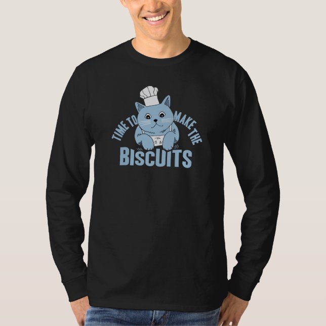 Camiseta El gato es el mejor momento para hacer las galleta (Anverso)