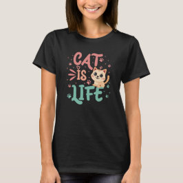 Camiseta El gato es la vida