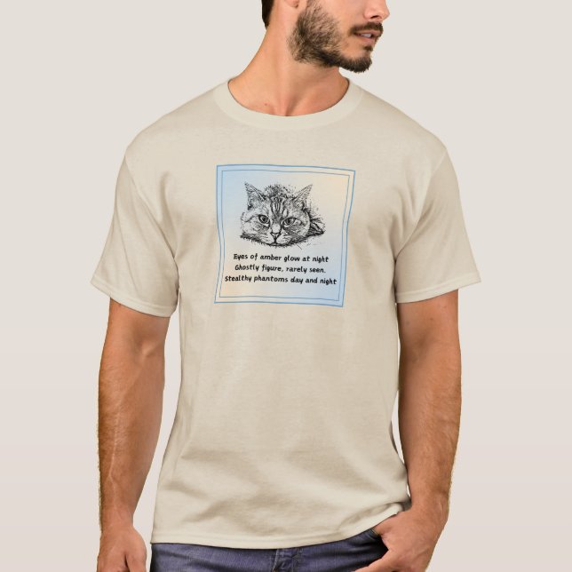 Camiseta El gato furtivo (Anverso)