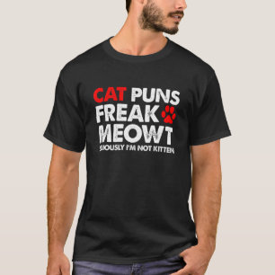 Camiseta El gato golpea a Freak Meowt en serio