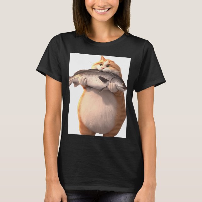 Camiseta El gato gordo (Anverso)