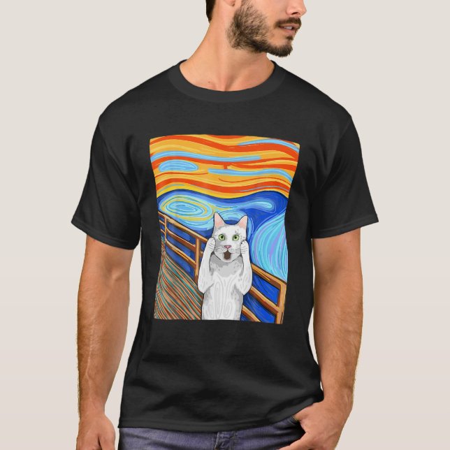 Camiseta El gato gracioso (Anverso)