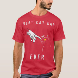 Camiseta el gato gracioso mejor gato papá jamás meó con mi 