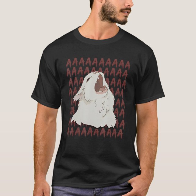 Camiseta Él Gato Grita Meme (Anverso)