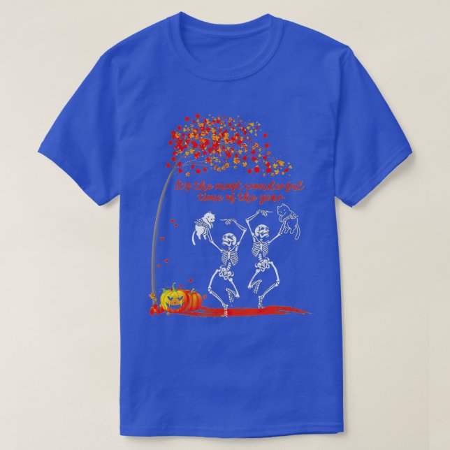 Camiseta El Gato Halloween Es El Momento Más Maravilloso De (Diseño del anverso)