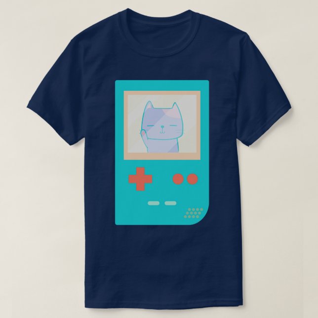 Camiseta El gato Kitty Pastel inspiró a un gato amante de S (Diseño del anverso)