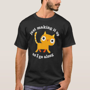 Camiseta El Gato Lo Está Haciendo Más Alto Mientras Cogo A