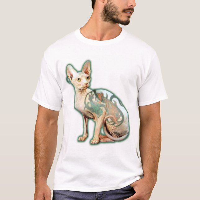 Camiseta El gato más fresco (Anverso)