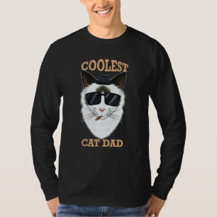 Camiseta El gato más frío del mundo, el gato del Ragdoll, e