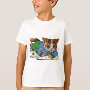Camiseta El gato mascota del escritor, Louis Wain