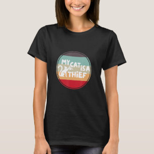 Camiseta El gato Mascotas mi ladrón de gatos