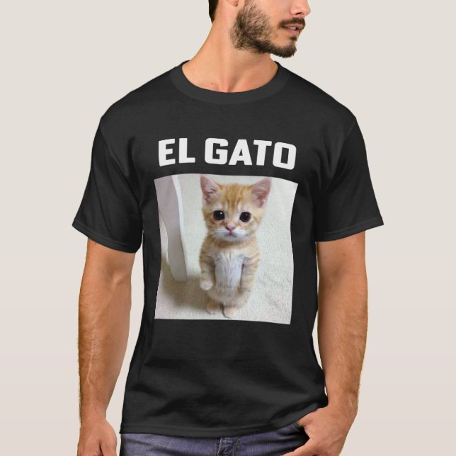 Camiseta El Gato Meme Cat (Anverso)