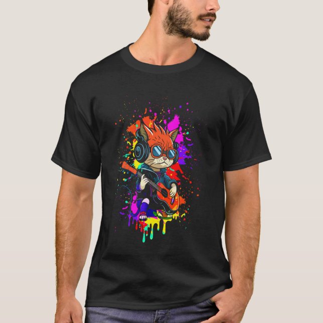 Camiseta El Gato Musical (Anverso)