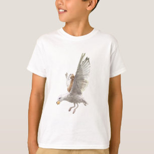 Camiseta El gato Naranja y la gaviota