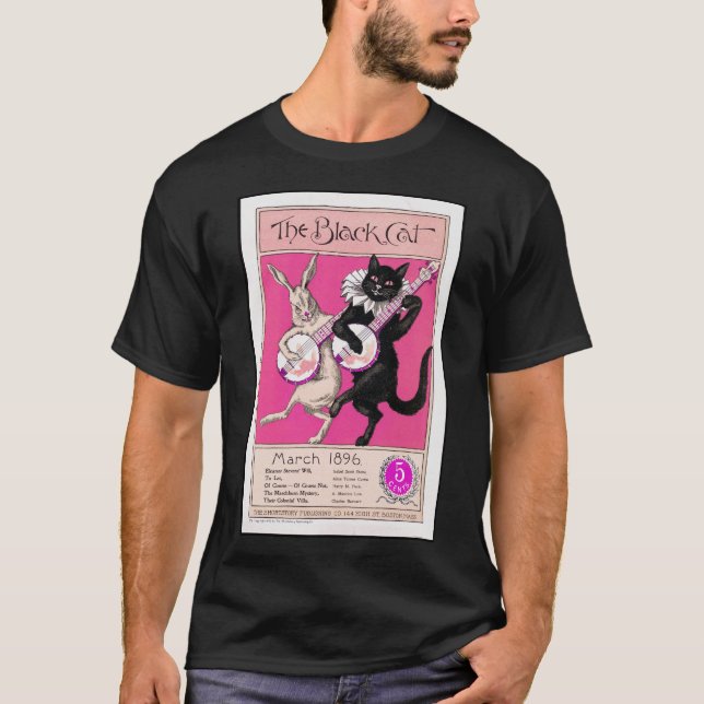 Camiseta El gato negro (Anverso)
