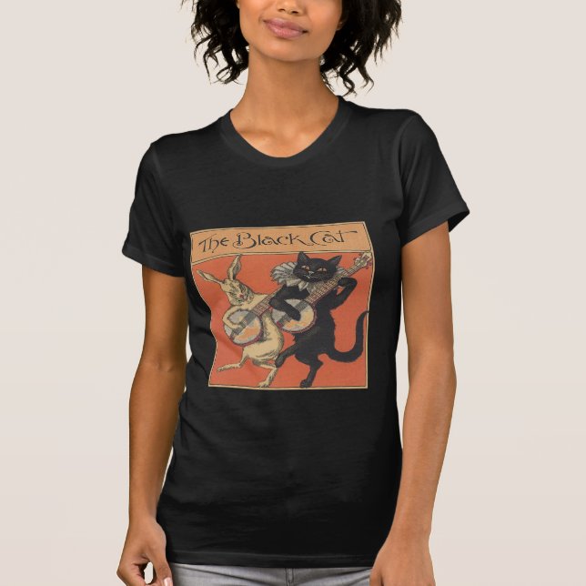 Camiseta El gato negro (Anverso)