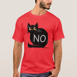 Camiseta El gato negro dice no