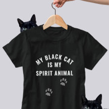 El gato negro es mi lema cómico animal espiritual