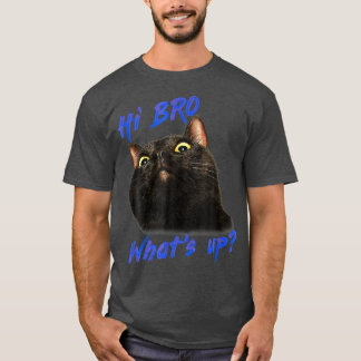 Camiseta El Gato Negro Está Alcanzando A Su Hermano Lo Que