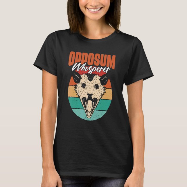 Camiseta El gato Opossum Animal Phalang (Anverso)