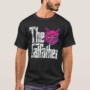 Camiseta El Gato Padre Mafioso Bigotes Macho Papá