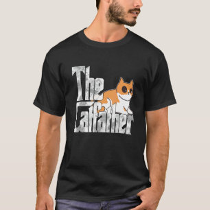 Camiseta El gato padre mafioso bigotes masculino