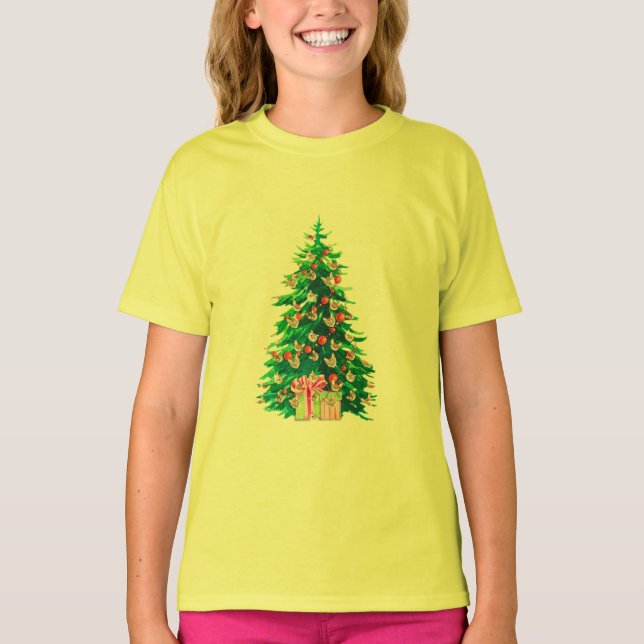 Camiseta El gato pequeño se enfrenta al árbol | Divertido á (Anverso)