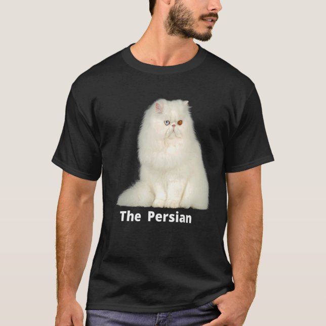 Camiseta El gato persa es uno de los gatos más populares en (Anverso)