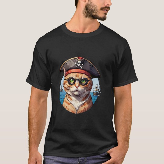 Camiseta El Gato Pirata (Anverso)
