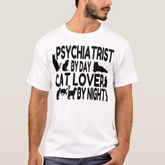 Camiseta El gato psiquiatra Lover