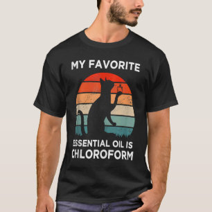 Camiseta El gato que dice que mi aceite esencial favorito e