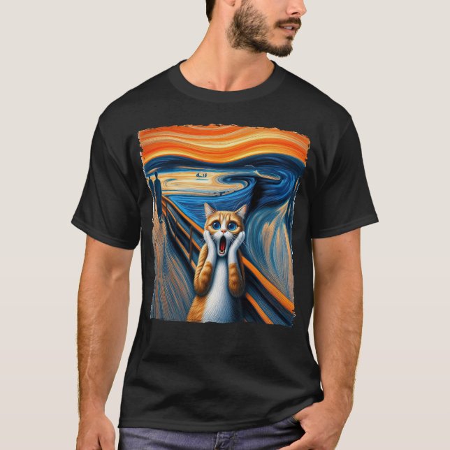Camiseta El gato que grita (Anverso)
