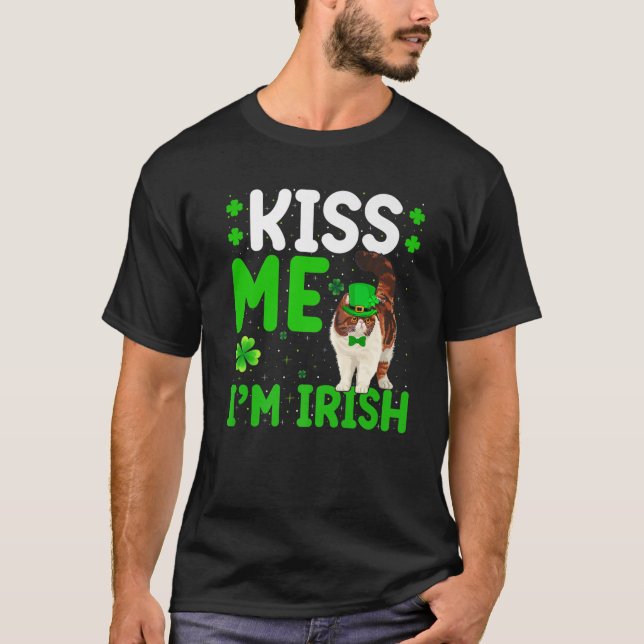 Camiseta El gato que me besa soy el gato irlandés del Himal (Anverso)
