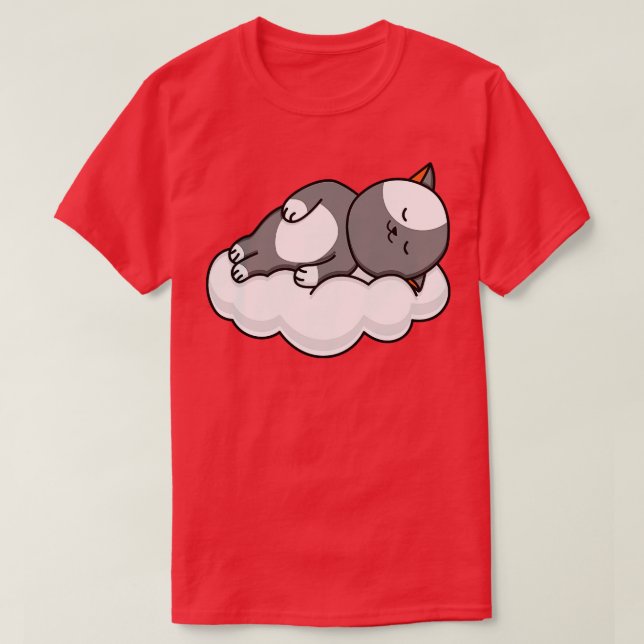Camiseta El Gato Que Pertenece Al Gato En La Nube (Diseño del anverso)