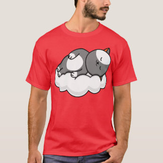 Camiseta El Gato Que Pertenece Al Gato En La Nube