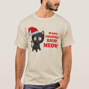 Camiseta El gato quiere maullido correcto de los regalos de