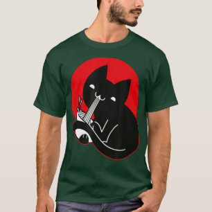 Camiseta El gato Ramen Anime Noodles Kawaii Japón