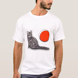 Camiseta El gato se encuentra con la luna llena