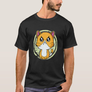 Camiseta El gato se ve sombrío