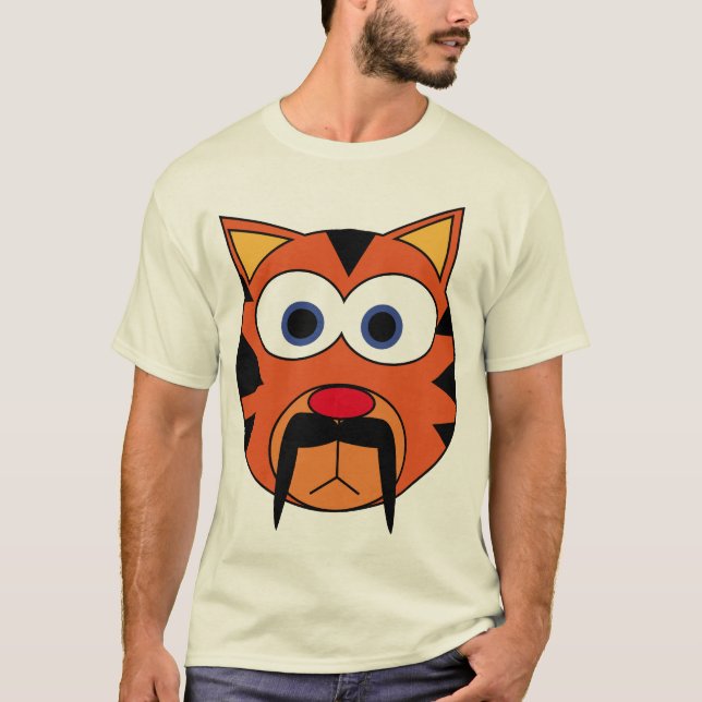 Camiseta El gato Stache (Anverso)