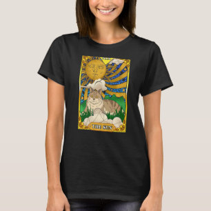 Camiseta El gato Sun Arcana Tarot Card Mystical Wiccan