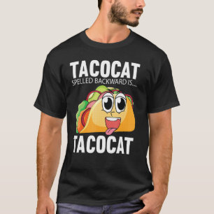 Camiseta El gato Taco que se lanza hacia atrás es Taco Cat