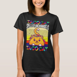 Camiseta El gato taco que se lanza hacia atrás es Tacocat C