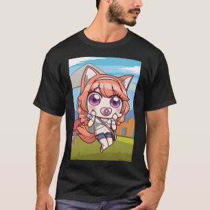 Camiseta El gato Takanashi Kiara en el FGO Estilo de los to