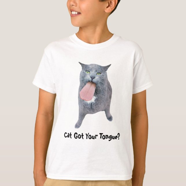 Camiseta ¿El Gato Tiene Tu Lengua? (Anverso)