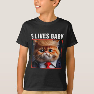 Camiseta El gato Trump 9 vive al bebé _1