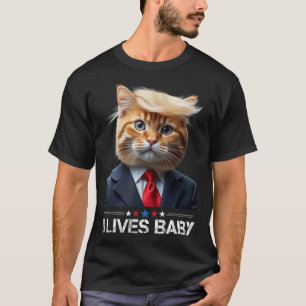 Camiseta El gato Trump 9 vive al bebé _2