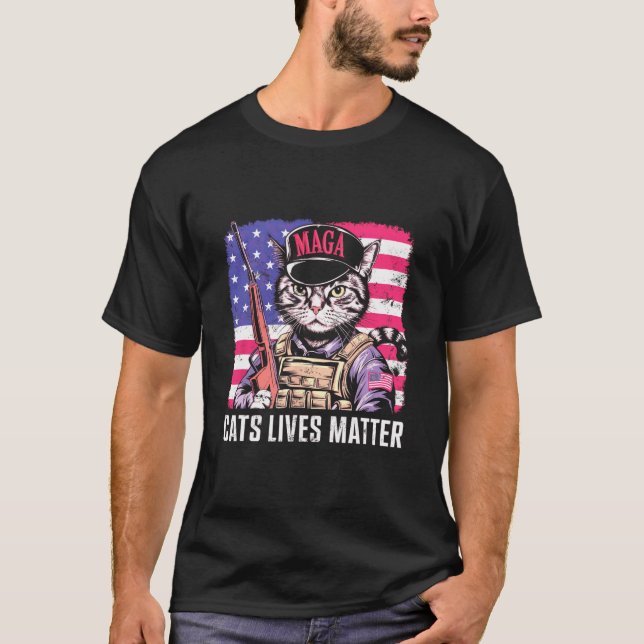 Camiseta El gato vive (Anverso)