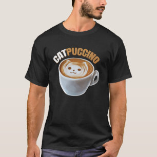 Camiseta El Gato Y El Cappucino Hacen El Catpuccino En Una