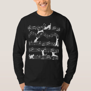 Camiseta El Gato Y La Nota Musical Música Sonora Instrument